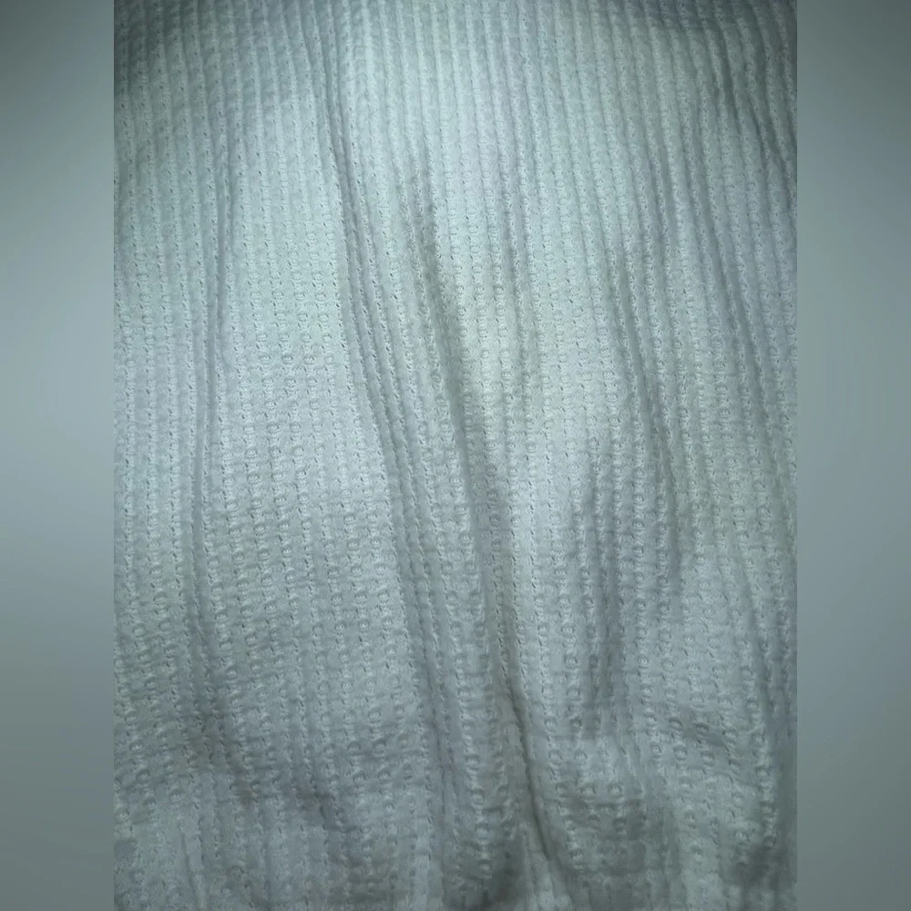 Moa Moa top Womens XS Waffle Knit V-Neck Long Sleeve Layering Warm Comfy Soft - Picture 5 of 5